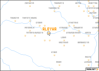 map of Ale-ywa