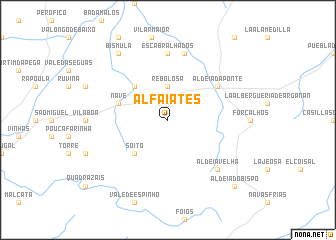 map of Alfaiates