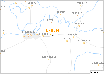 map of Alfalfa
