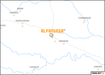 map of Alfândega