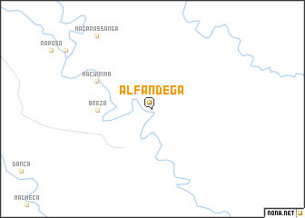 map of Alfândega