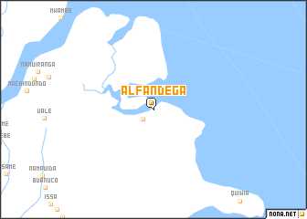 map of Alfândega