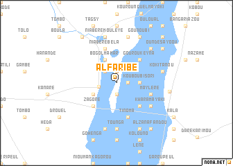 map of Alfaribé