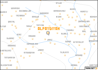 map of Al Fayḑīyah