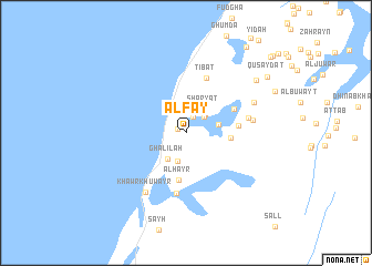 map of Al Fay‘