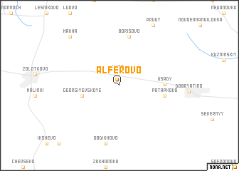 map of Alferovo