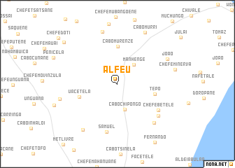 map of Alfeu