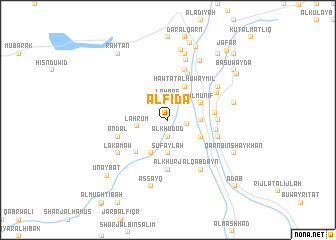 map of Al Fidāʼ