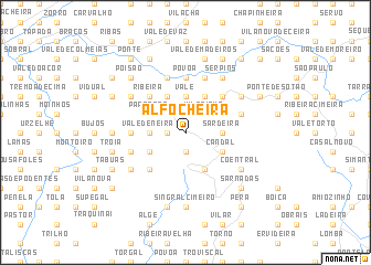 map of Alfocheira