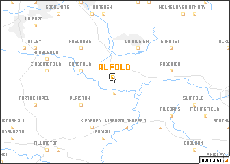 map of Alfold