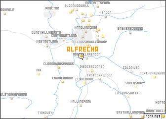 map of Alfrecha
