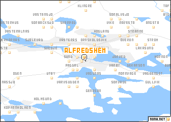 map of Alfredshem