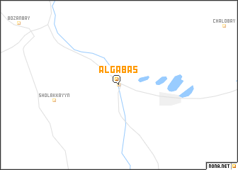 map of Algabas