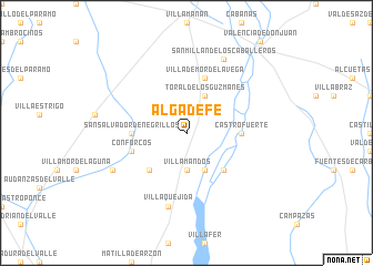 map of Algadefe