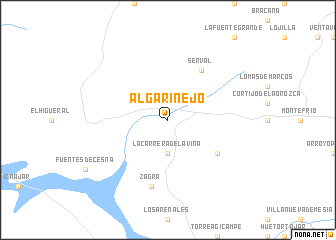 map of Algarinejo