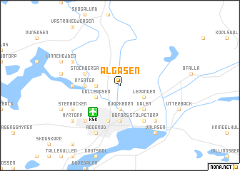 map of Älgåsen