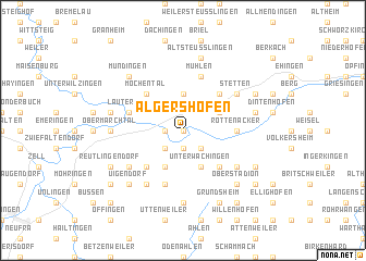 map of Algershofen