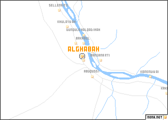 map of Al Ghābah