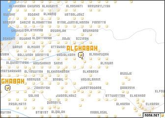 map of Al Ghābah