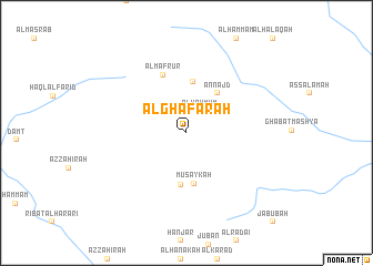 map of Al Ghafarah