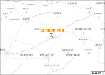 map of Al Ghāriyah