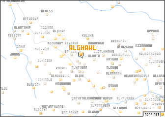 map of Al Ghawl