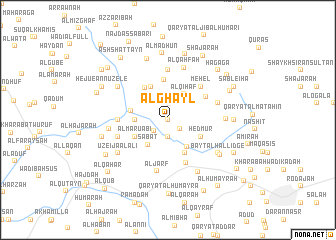 map of Al Ghayl