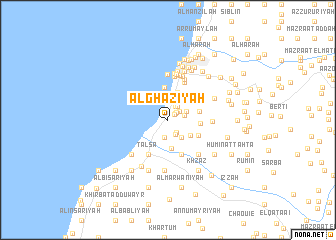 map of Al Ghāzīyah