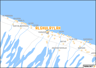 map of Al Ghulaylah