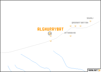 map of Al Ghuraybāt