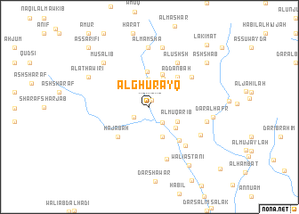 map of Al Ghurayq