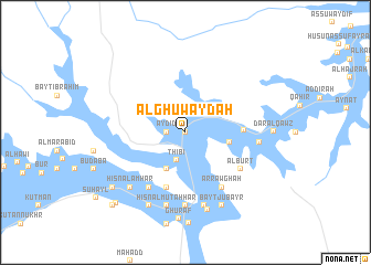map of Al Ghuwayḑah