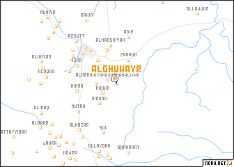 map of Al Ghuwayr
