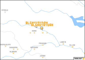 map of Al Ghuyayḑah