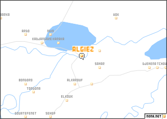 map of Algiez