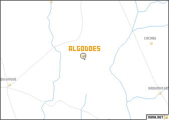 map of Algodões