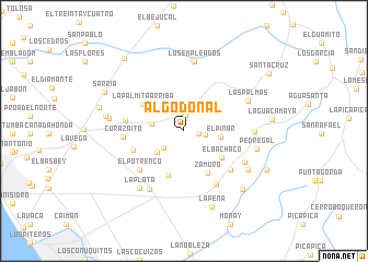 map of Algodonal