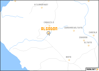 map of Algodón