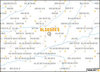 map of Algodres