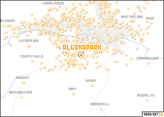 map of Algoma Park