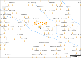 map of Al Hadha