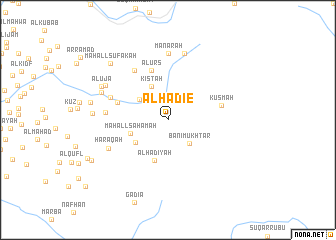 map of Al Hadie