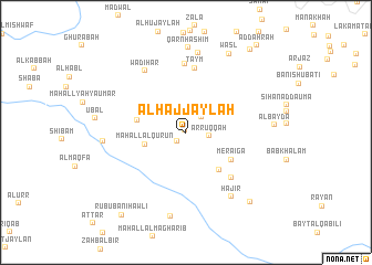 map of Al Ḩajjaylah
