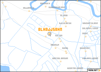 map of Al Ḩājj Şaḩn