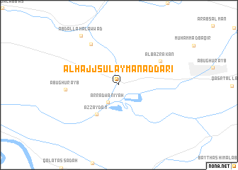 map of Al Ḩājj Sulaymān aḑ Ḑārī