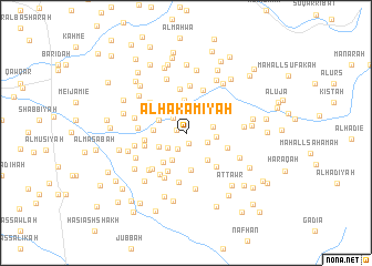 map of Al Ḩakāmīyah