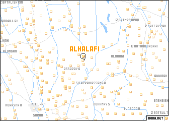 map of Al Ḩalāfī