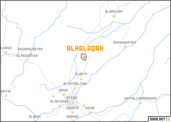 map of Al Ḩalaqah