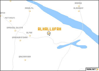 map of Al Ḩallūfah