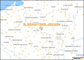 map of Al Ḩamīdīyah al Jadīdah